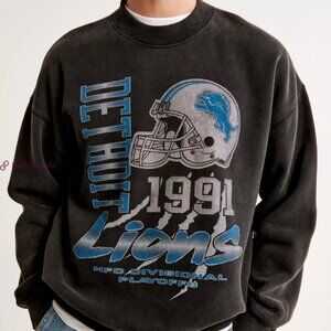 Detroit Lions Graphic Black Sweatshirt shirt unisex richardinc